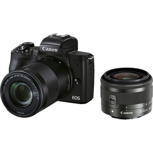 iRobust Tech Canon EOS M50 Mark II Mirrorless Camera with 15-45mm and 55-200mm Lenses