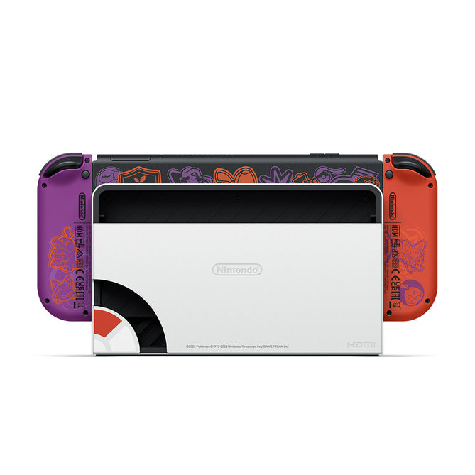 iRobust Tech Nintendo Switch OLED Model Pokemon Scarlet and Violet Edition Video Game Console